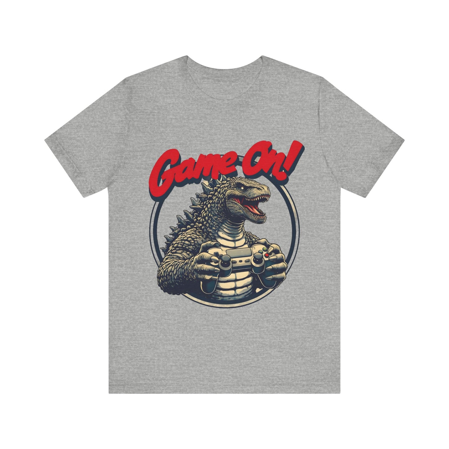 Retro Gamer Tee, Unisex Short Sleeve Shirt, Game On Graphic Tee, Video Game Fan Gift, Casual Gaming Apparel