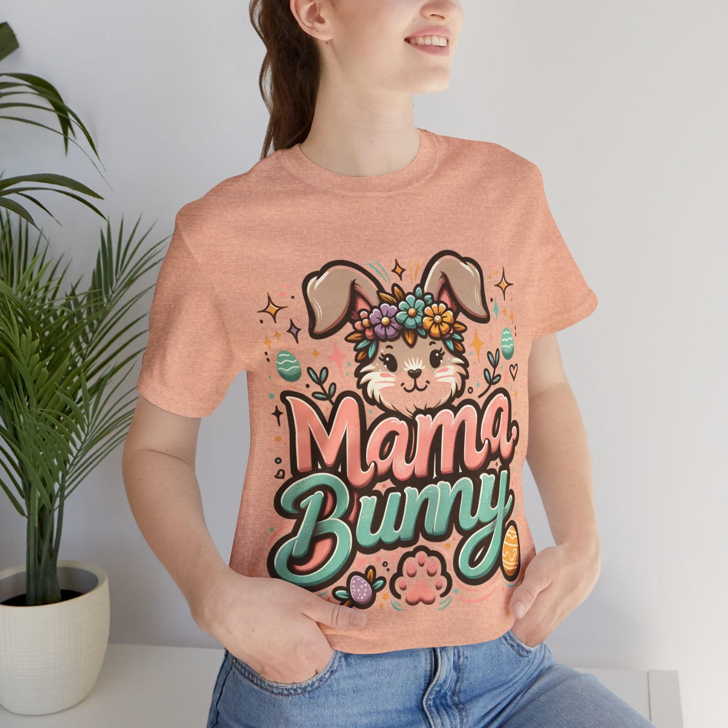 Mama Bunny Graphic Tee, Easter Shirt, Spring Fashion, Mom T-Shirt, Cute Bunny Apparel, Gifts for Mothers