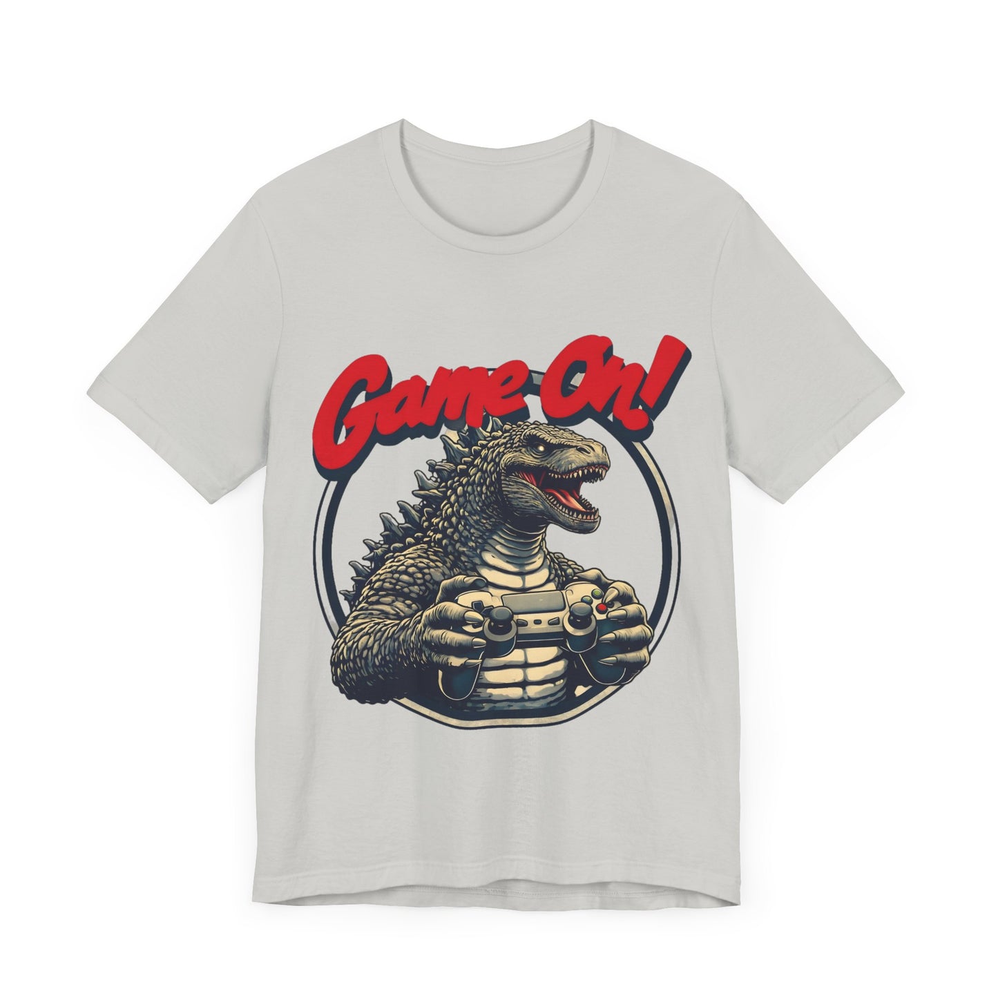 Retro Gamer Tee, Unisex Short Sleeve Shirt, Game On Graphic Tee, Video Game Fan Gift, Casual Gaming Apparel