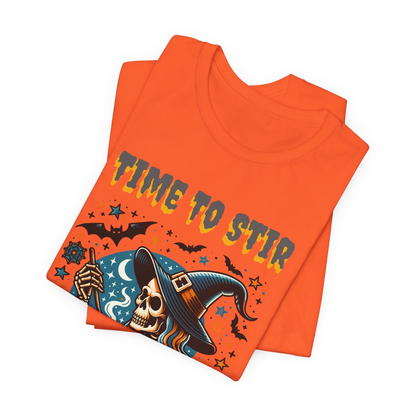 Witchy Tee, Halloween Shirt, Stir the Pot T-Shirt, Unisex Jersey, Cauldron Brewing