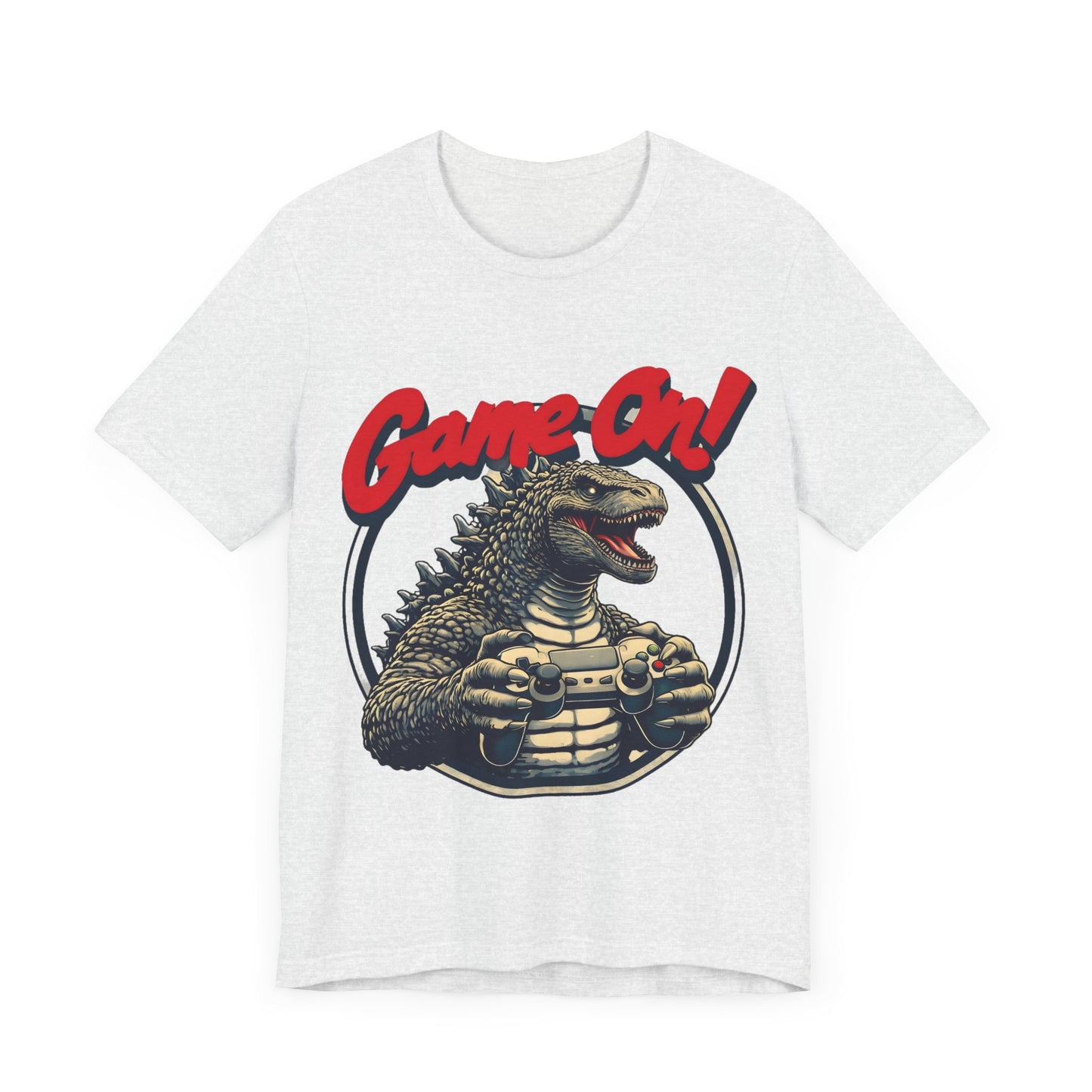 Retro Gamer Tee, Unisex Short Sleeve Shirt, Game On Graphic Tee, Video Game Fan Gift, Casual Gaming Apparel