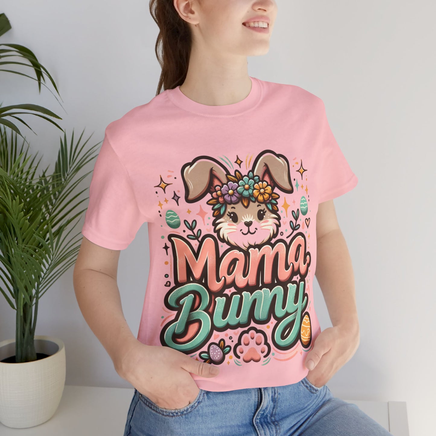 Mama Bunny Graphic Tee, Easter Shirt, Spring Fashion, Mom T-Shirt, Cute Bunny Apparel, Gifts for Mothers