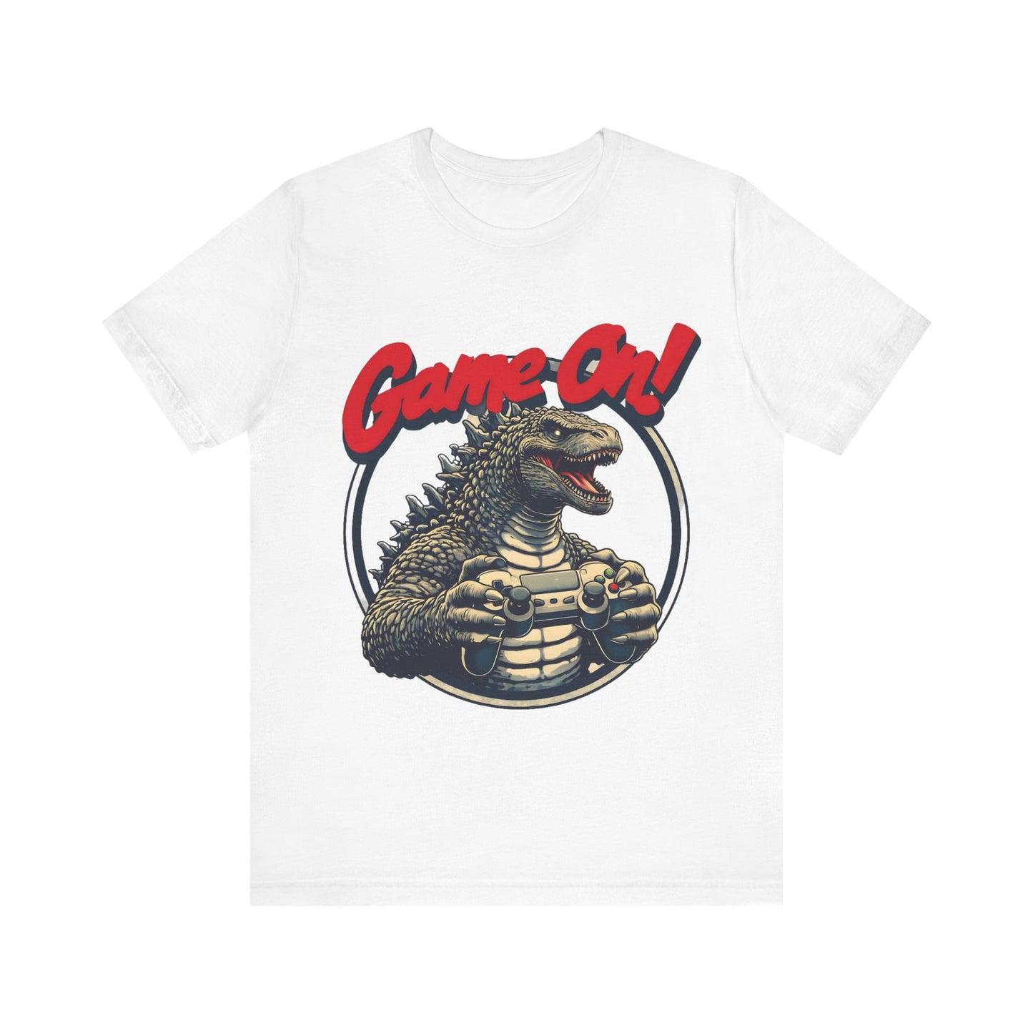 Retro Gamer Tee, Unisex Short Sleeve Shirt, Game On Graphic Tee, Video Game Fan Gift, Casual Gaming Apparel