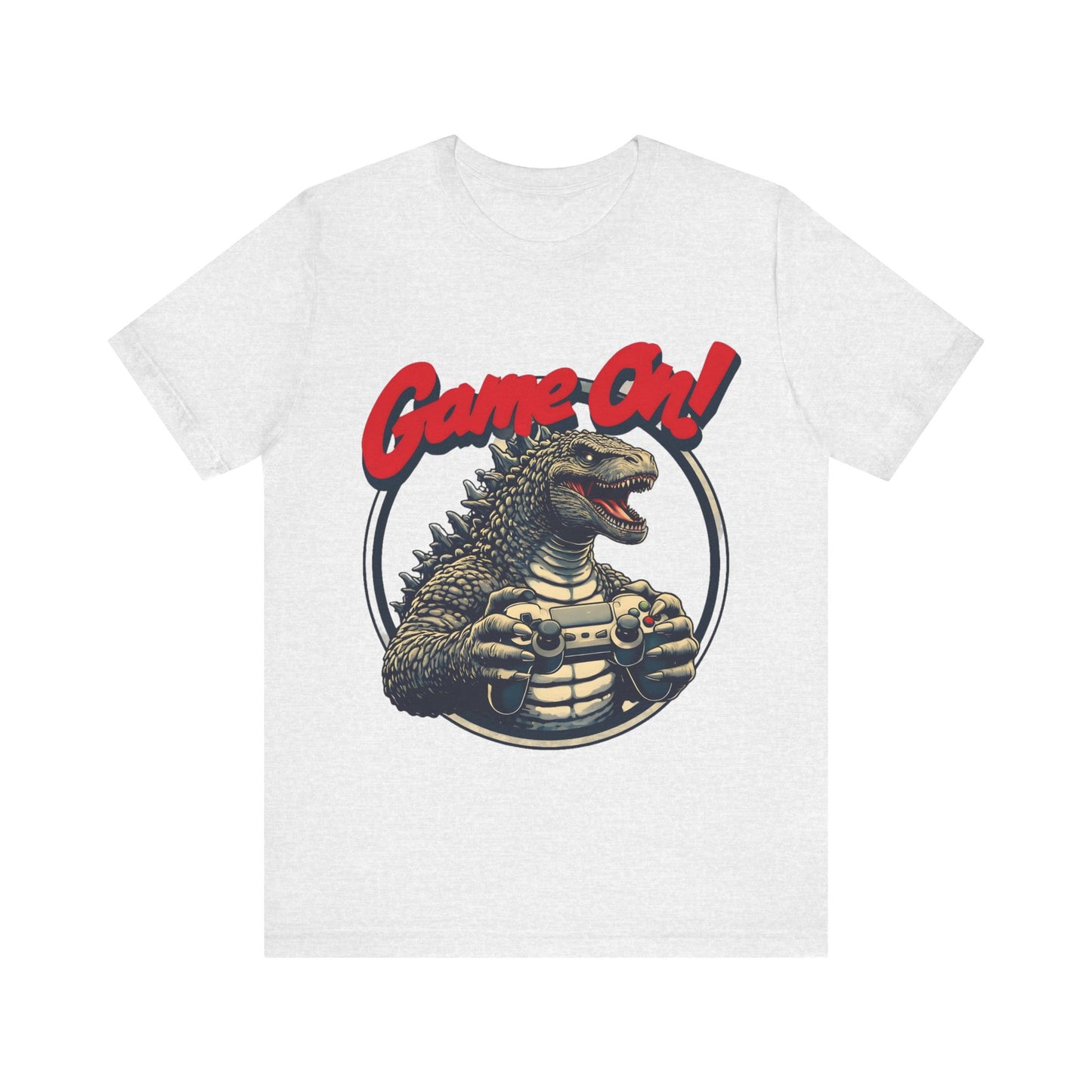 Retro Gamer Tee, Unisex Short Sleeve Shirt, Game On Graphic Tee, Video Game Fan Gift, Casual Gaming Apparel