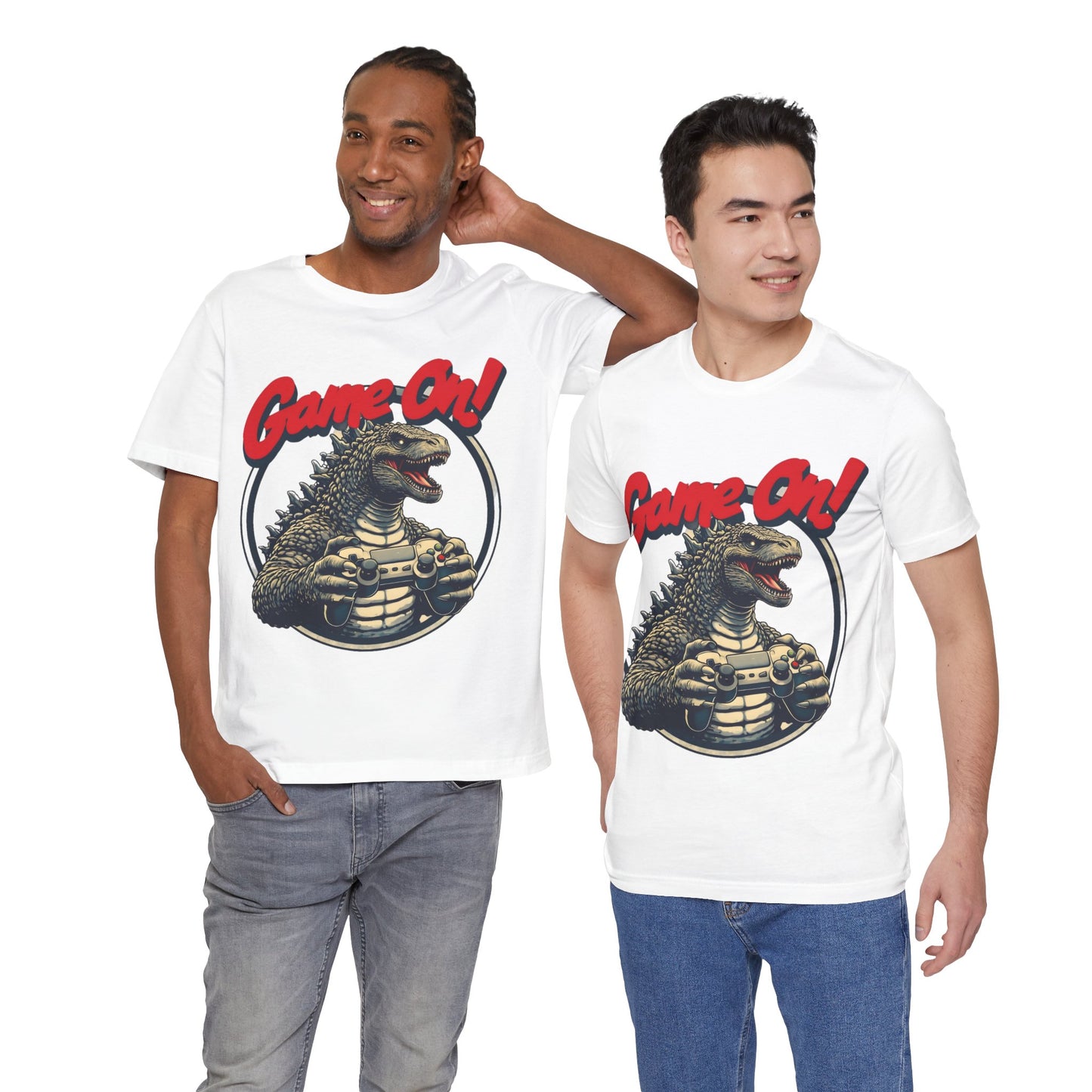 Retro Gamer Tee, Unisex Short Sleeve Shirt, Game On Graphic Tee, Video Game Fan Gift, Casual Gaming Apparel