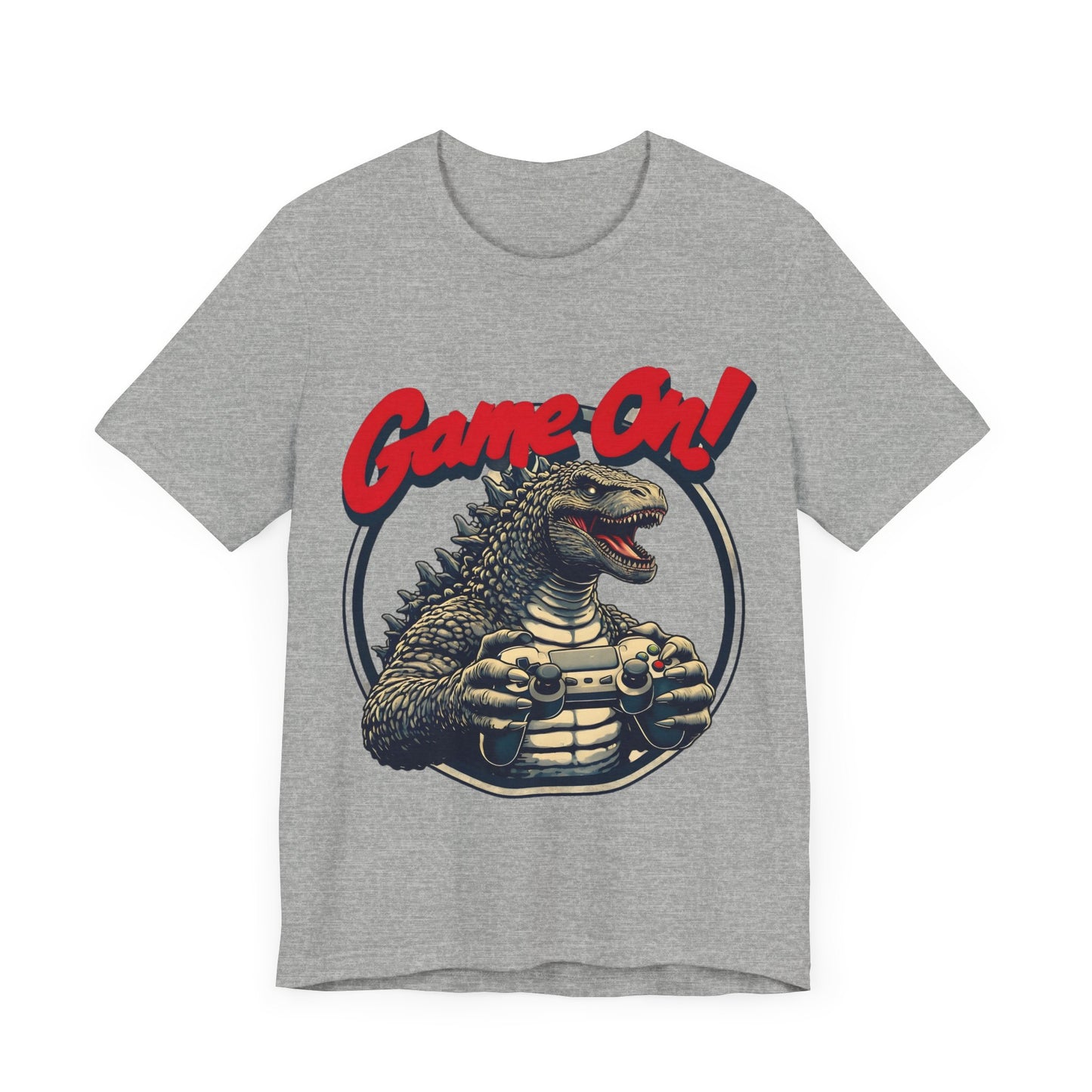 Retro Gamer Tee, Unisex Short Sleeve Shirt, Game On Graphic Tee, Video Game Fan Gift, Casual Gaming Apparel