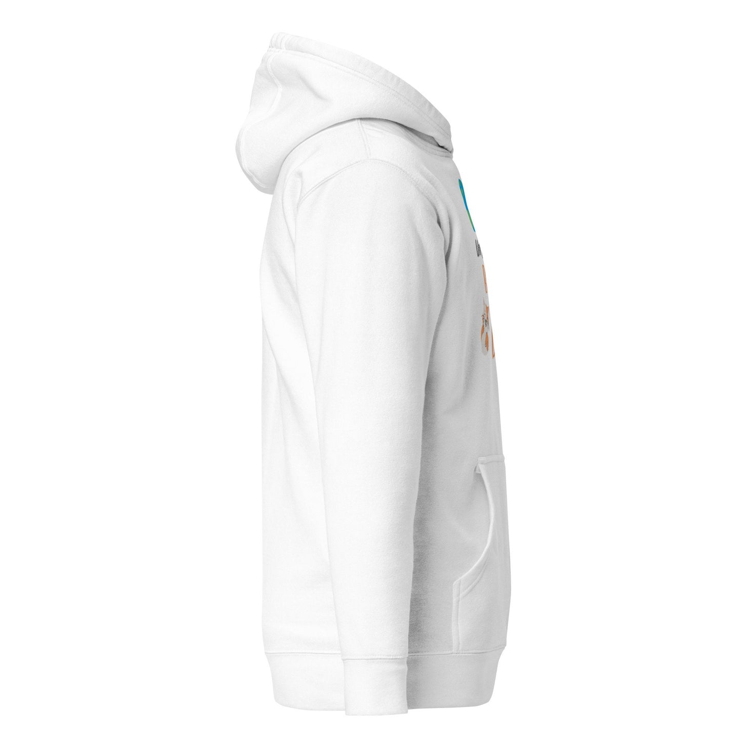 World's Best Cat Dad Hoodie in White