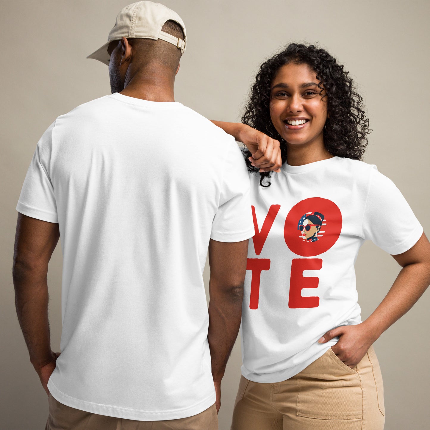 VOTE 2024 Bella + Canvas - Inspired Democracy Tee, Election 2024, Blank Product Sourced From US, Election Apparel