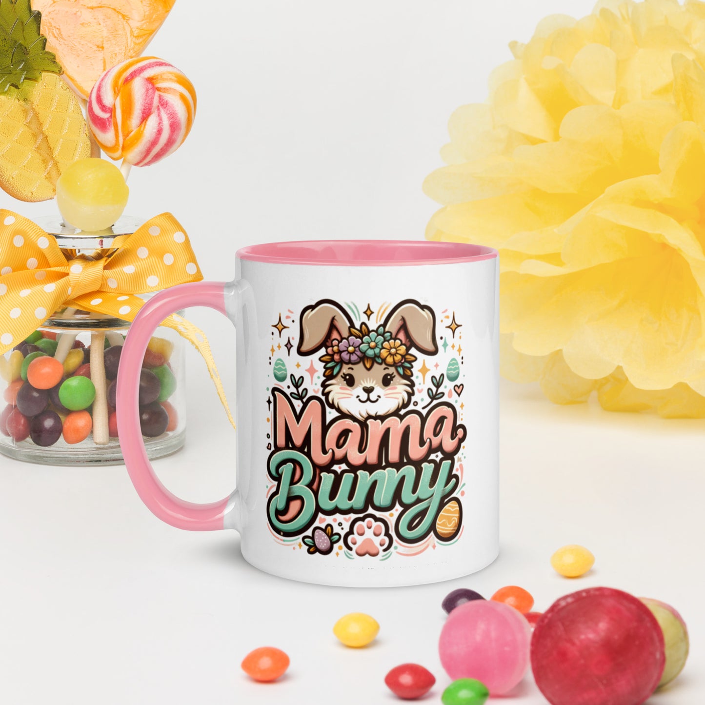 Mama Bunny Mug, Easter Mug, Bunny Coffee Mug, Mother’s Day Gift, Cute Bunny Mug, Spring Mug, Mom Gift, Bunny Mom Mug, Easter Gift for Mom