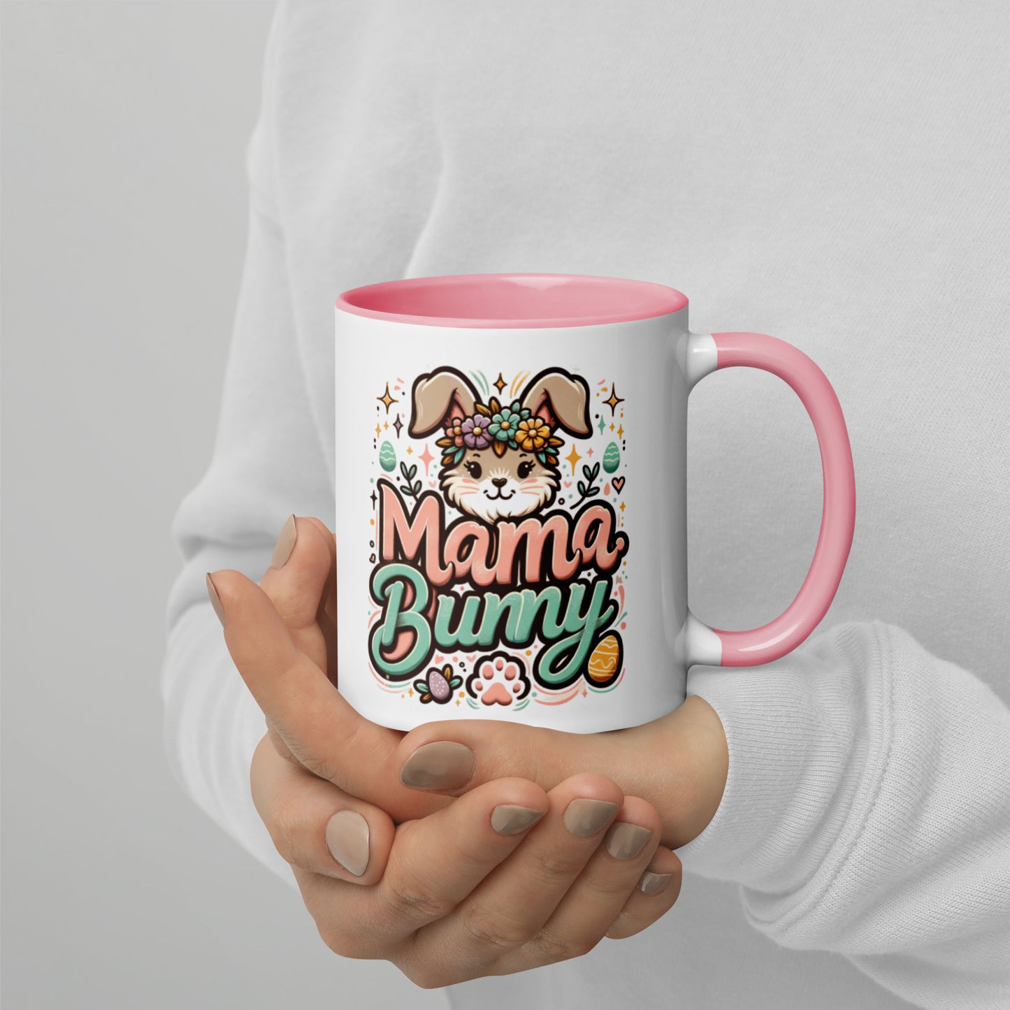 Mama Bunny Mug, Easter Mug, Bunny Coffee Mug, Mother’s Day Gift, Cute Bunny Mug, Spring Mug, Mom Gift, Bunny Mom Mug, Easter Gift for Mom