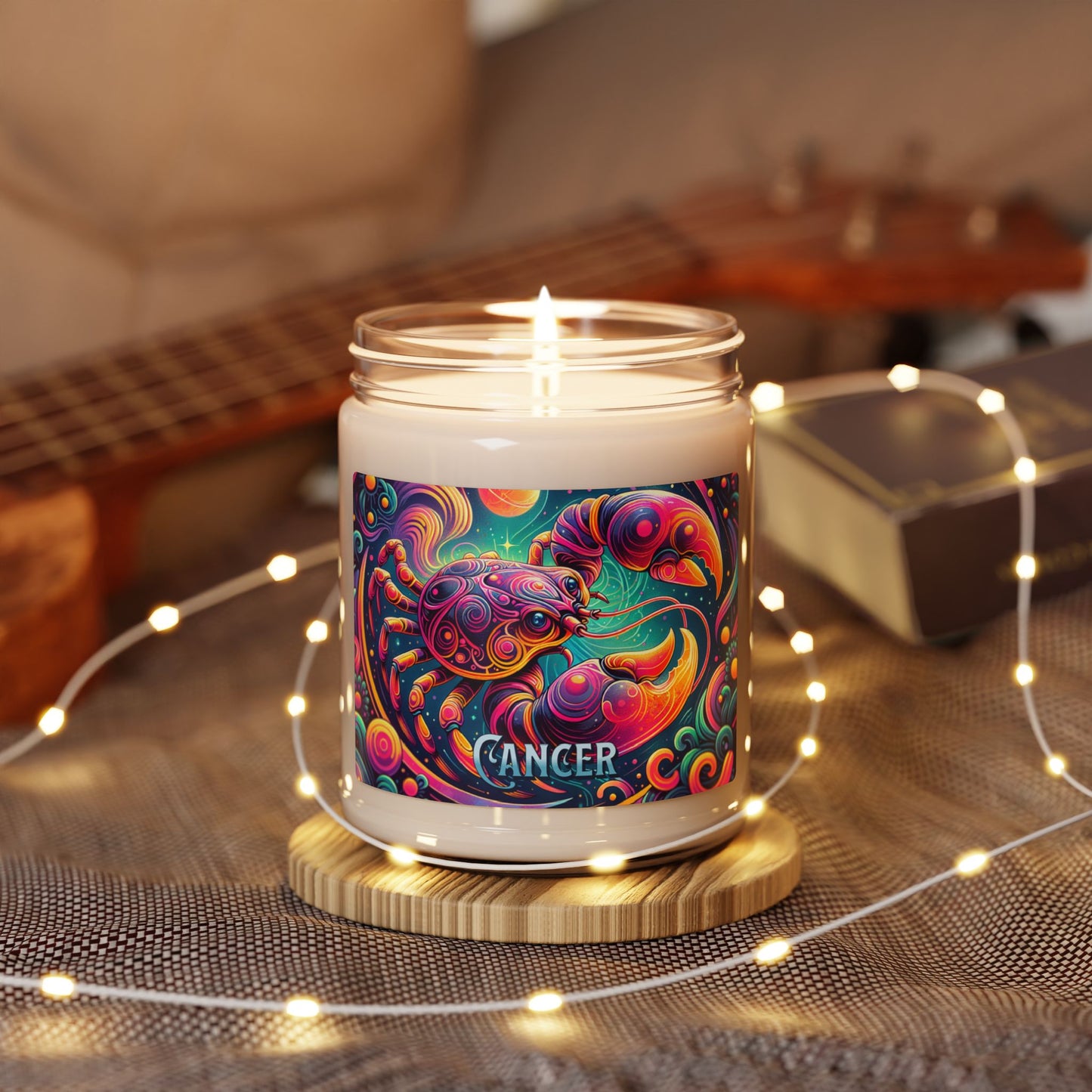 Cancer Zodiac Sign Inspired Soy Wax Candle - Personalized Zodiac Gift- Cancer Candle -Cancer Birthday Gift - Soy Wax Candle - Zodiac Gifts