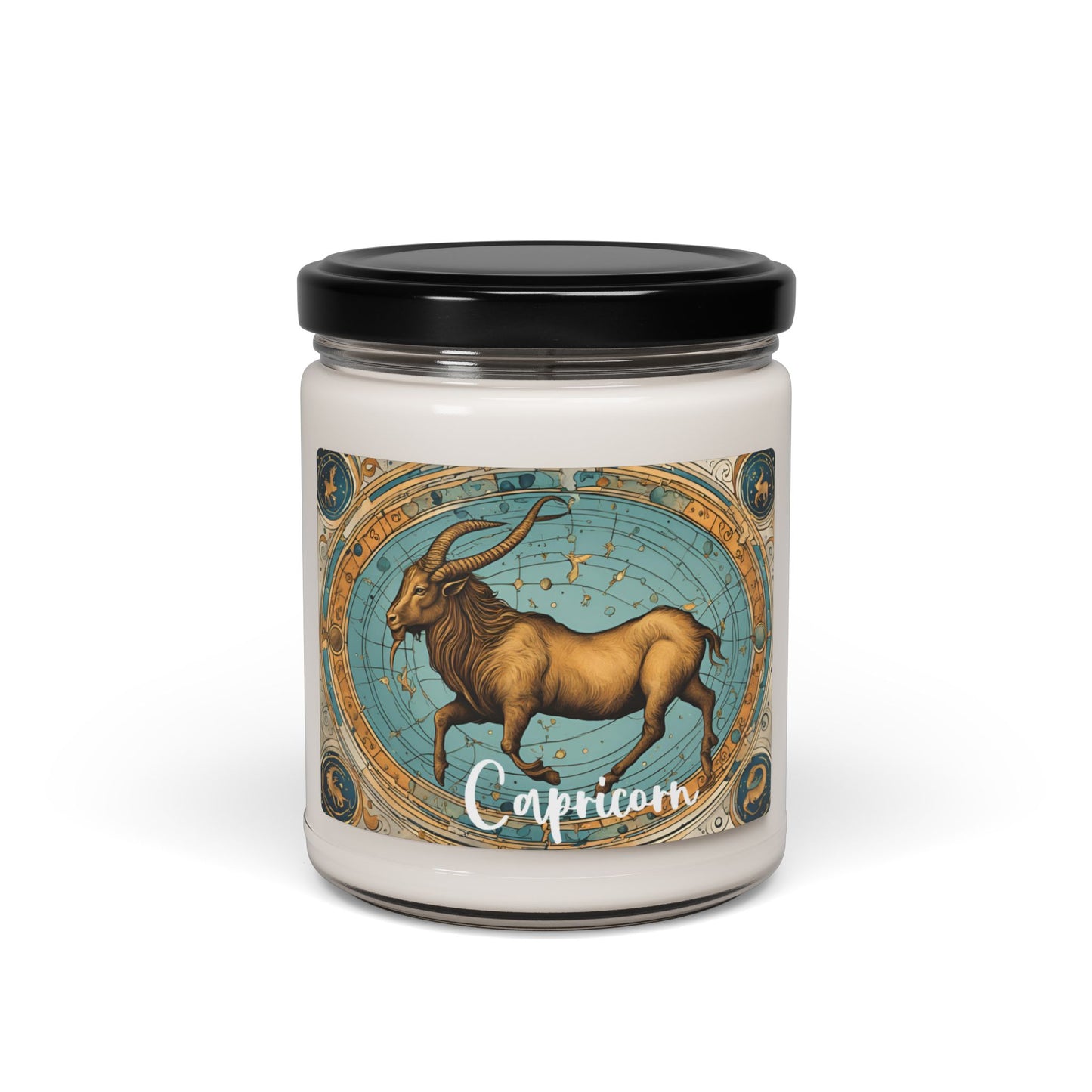 Capricorn Zodiac Sign Scented Soy Candle - 9oz, Capricorn candle, Scented Soy Candle, 9oz candle, Zodiac candle, Capricorn gift