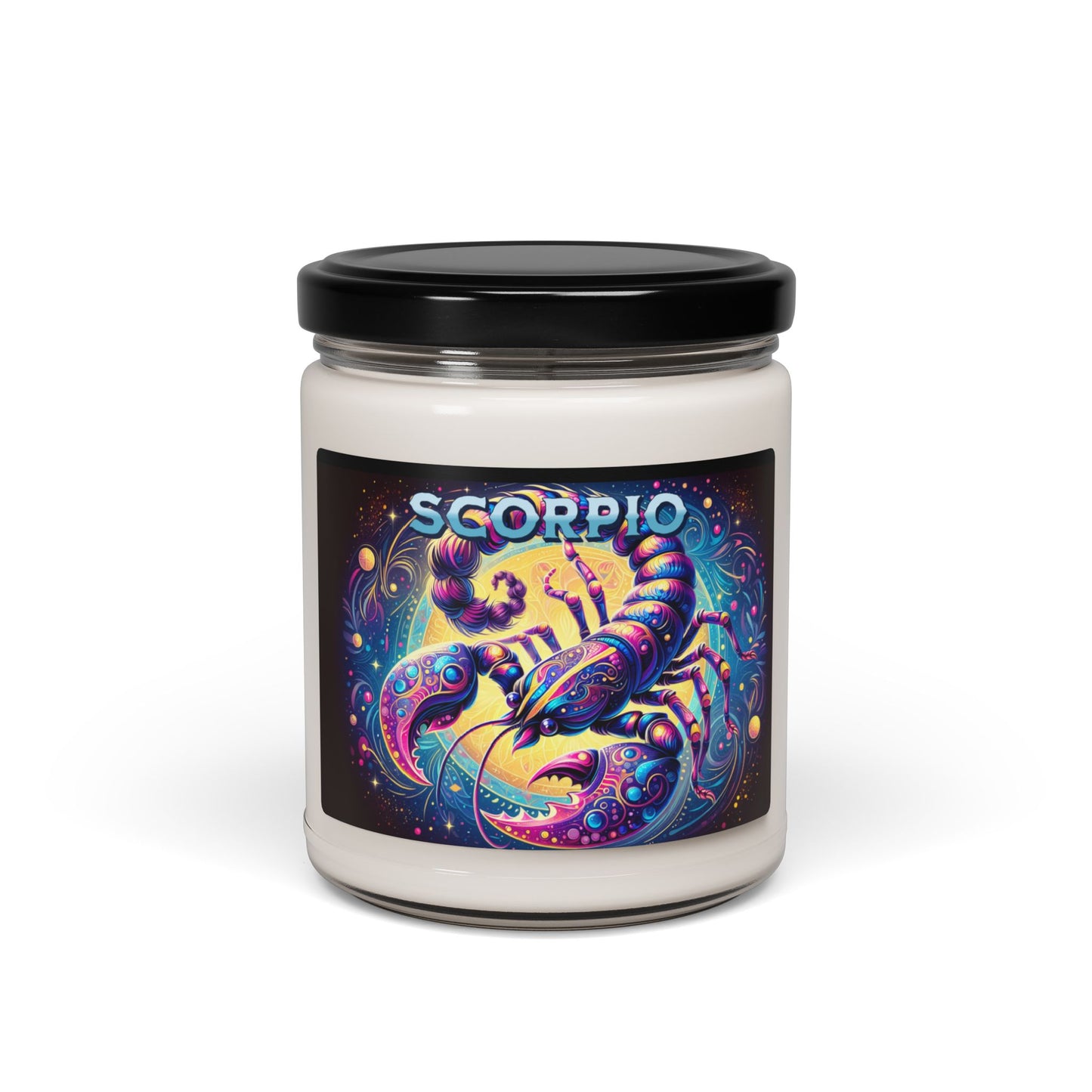 Scorpio Zodiac Soy Wax Candle - 9oz, Scorpio Candle, Scented and Unscented soy Candle, 9oz Soy Candle, Zodiac Candle, Scorpio Gift