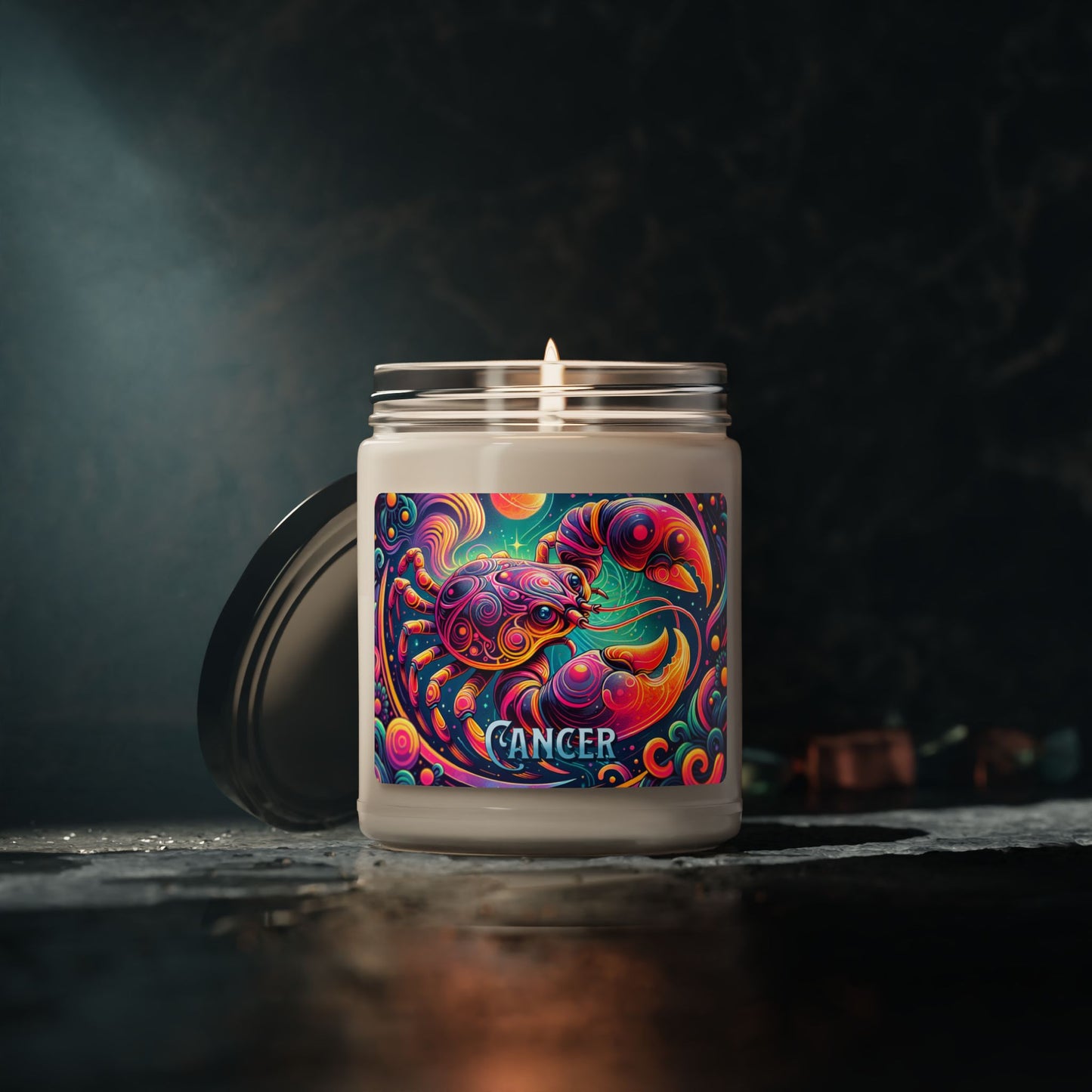 Cancer Zodiac Sign Inspired Soy Wax Candle - Personalized Zodiac Gift- Cancer Candle -Cancer Birthday Gift - Soy Wax Candle - Zodiac Gifts