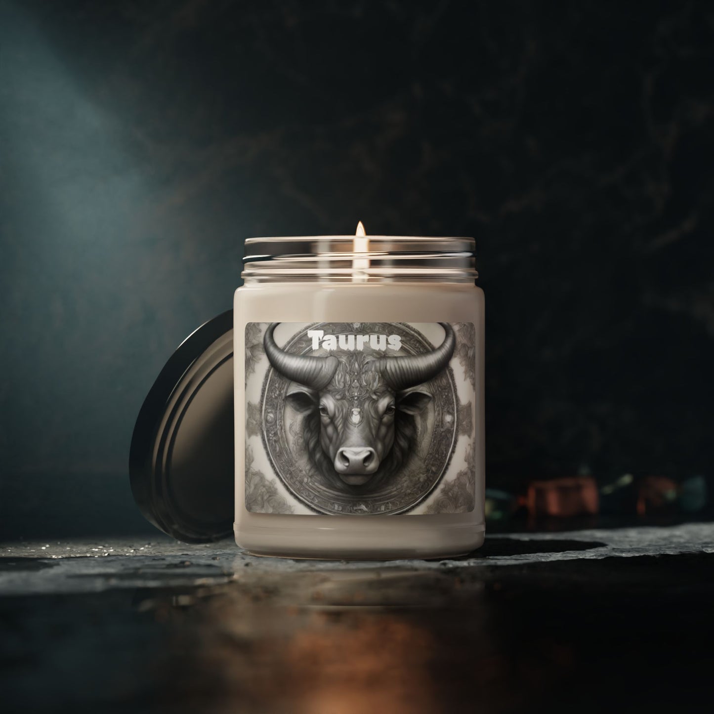 9 oz Taurus Zodiac Candle with Cotton Wick - Perfect Taurus Gift Idea, Taurus Birthday Gift, Taurus Star Sign Candle, BFF Gift