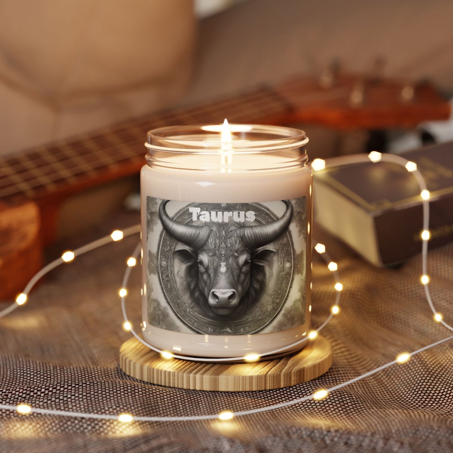 9 oz Taurus Zodiac Candle with Cotton Wick - Perfect Taurus Gift Idea, Taurus Birthday Gift, Taurus Star Sign Candle, BFF Gift