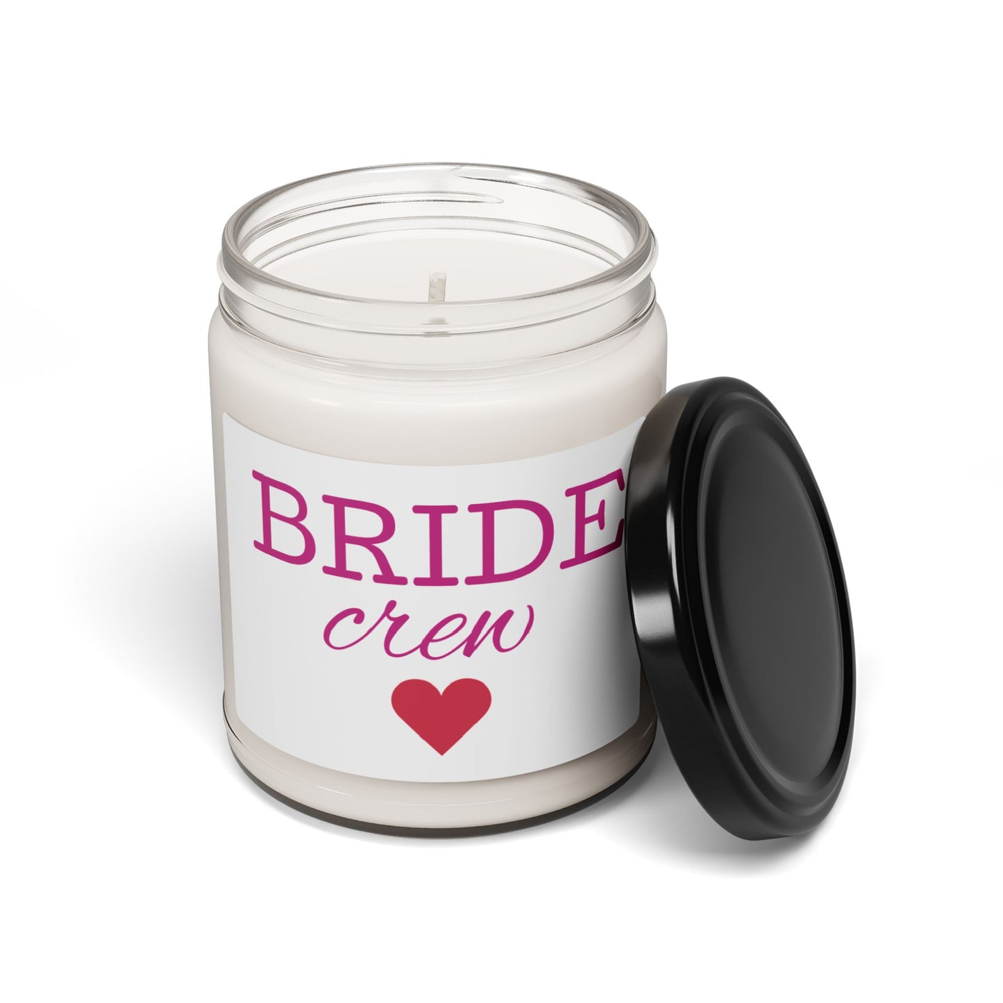 Bride Crew Soy Wax Candle, Cotton Wick, 9 oz - Ideal Token of Appreciation, Bridesmaid Gift