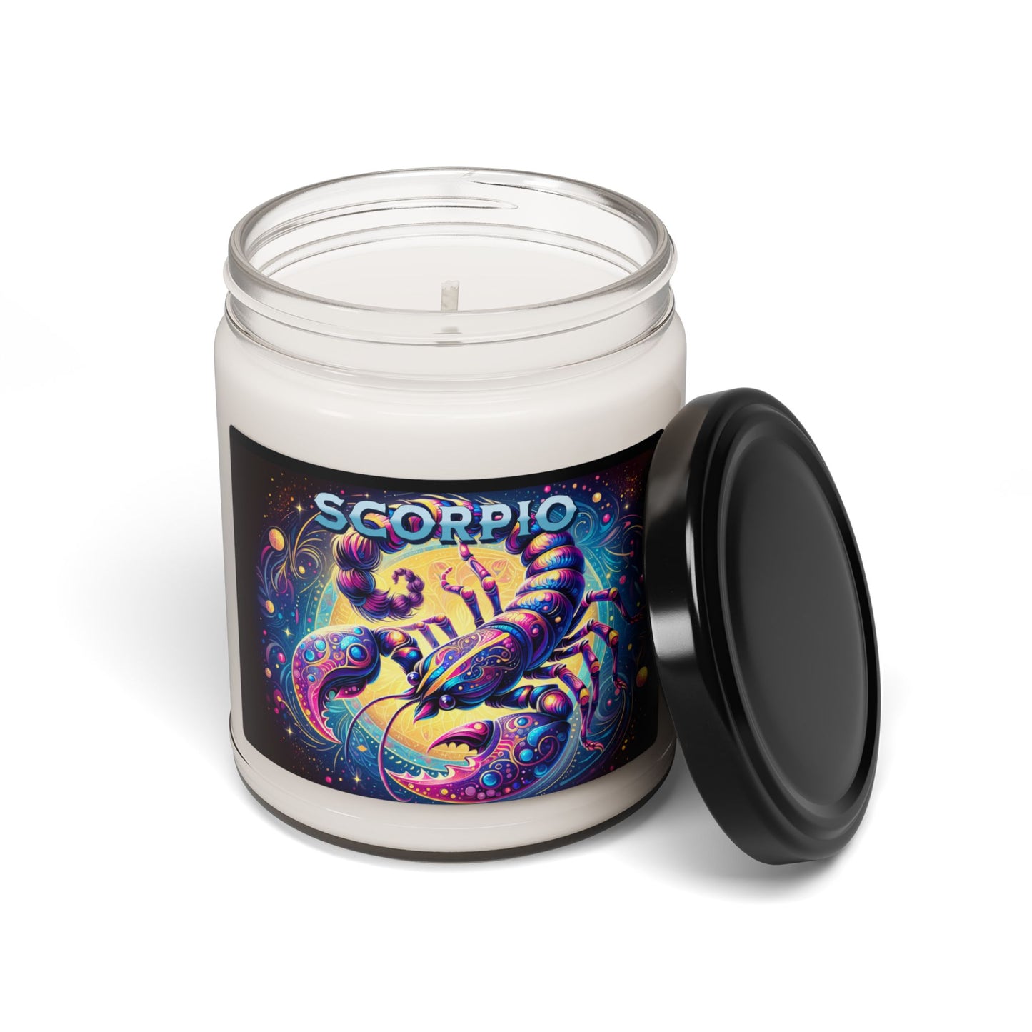 Scorpio Zodiac Soy Wax Candle - 9oz, Scorpio Candle, Scented and Unscented soy Candle, 9oz Soy Candle, Zodiac Candle, Scorpio Gift