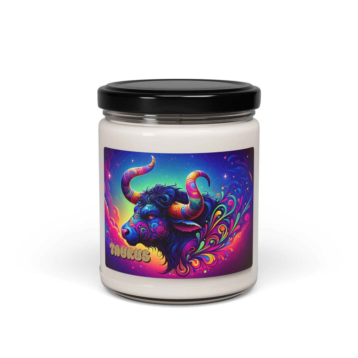 Taurus Zodiac-Inspired Soy Candle | 9 oz with Cotton Wick | Birthday Gift for Taurus | Taurus Star Sign Candle | BFF Gift | Taurus Gift