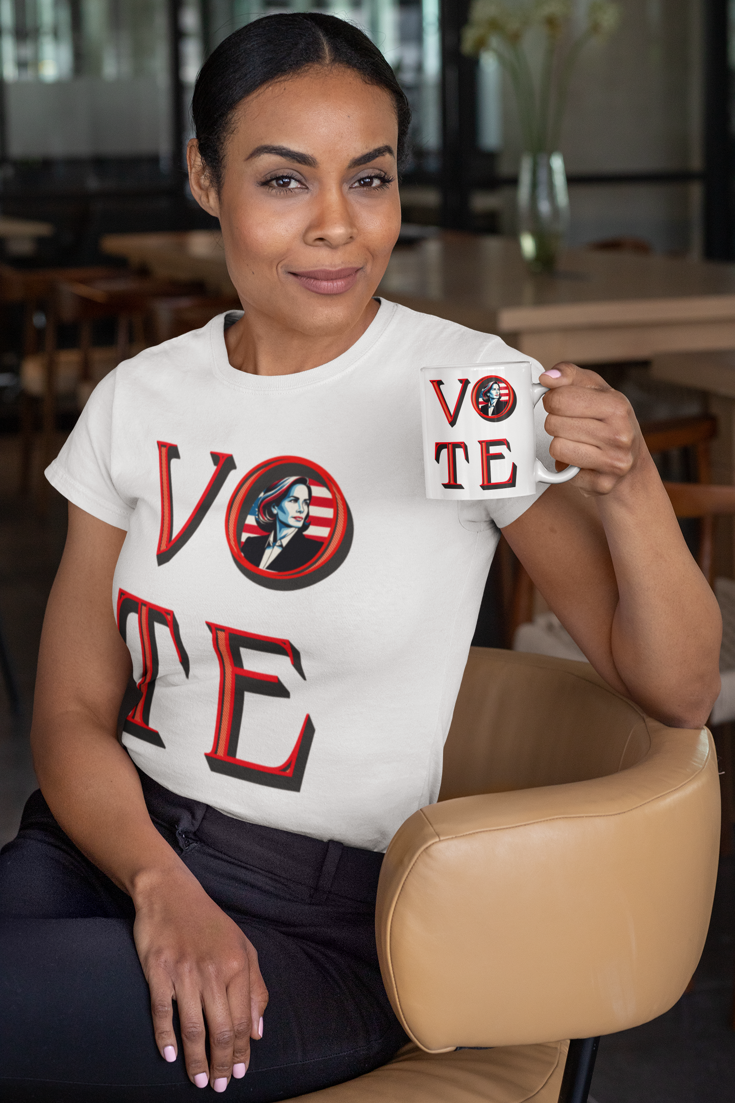 Bella + Canvas Unisex Graphic Tee, Election 2024, Vote Tee, Vote for Kamala, Presidential Election Tee