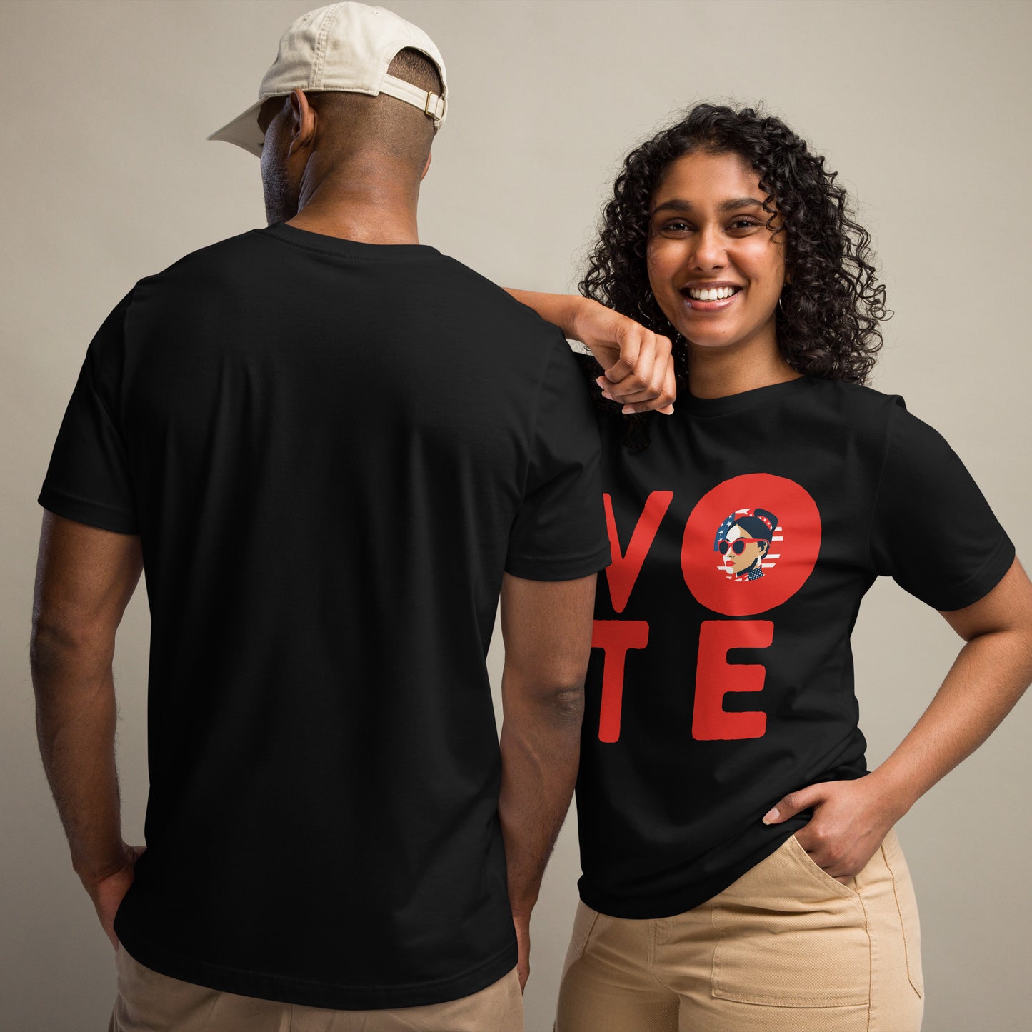 VOTE 2024 Bella + Canvas - Inspired Democracy Tee, Election 2024, Blank Product Sourced From US, Election Apparel