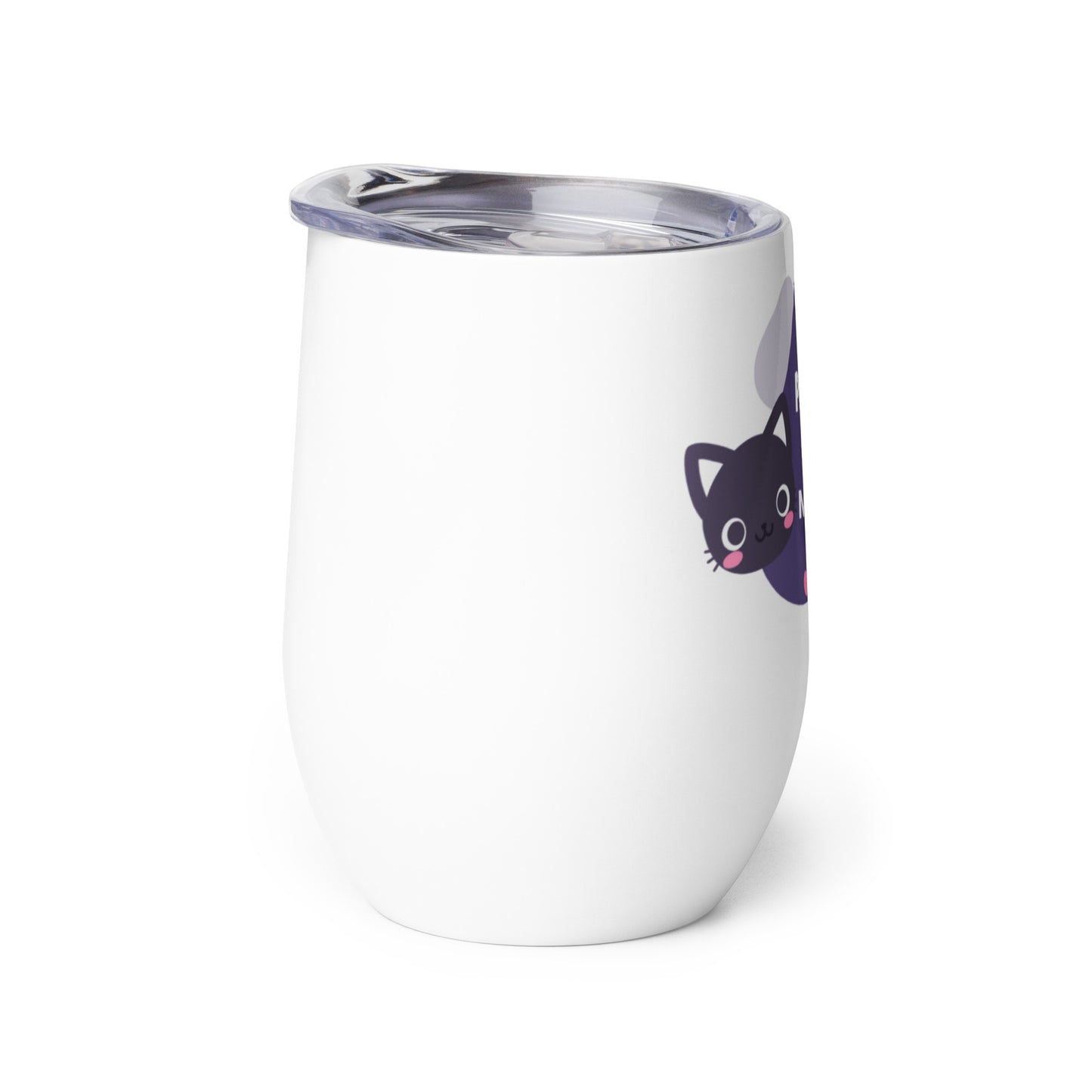 Proud Cat Mom Stainless Steel Premium Wine Tumbler - The Perfect Wine Lover's Gift